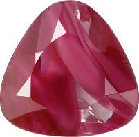 Triangle Faceted Pointed Back (Doublets) Crystal Glass Stone, Pink 25 Pearl Colours (94000-00030-Tw), Czech Republic