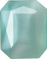 Octagon Faceted Pointed Back (Doublets) Crystal Glass Stone, Turquoise 2 Pearl Colours (5401-St), Czech Republic