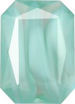 Octagon Faceted Pointed Back (Doublets) Crystal Glass Stone, Turquoise 2 Pearl Colours (54010-00030-Tw), Czech Republic