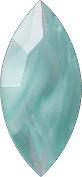 Navette Faceted Pointed Back (Doublets) Crystal Glass Stone, Turquoise 2 Pearl Colours (64040-00030-Tw), Czech Republic