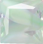 Square Faceted Pointed Back (Doublets) Crystal Glass Stone, Turquoise 4 Pearl Colours (54000-00030-Tw), Czech Republic