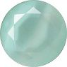 Round Faceted Pointed Back (Doublets) Crystal Glass Stone, Turquoise 4 Pearl Colours (54010-00030-Tw), Czech Republic