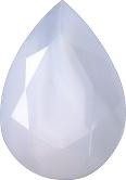 Pear Faceted Pointed Back (Doublets) Crystal Glass Stone, Violet 1 Pearl Colours (00501), Czech Republic
