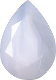 Pear Faceted Pointed Back (Doublets) Crystal Glass Stone, Violet 1 Pearl Colours (00501), Czech Republic