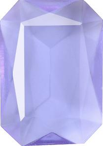 Octagon Faceted Pointed Back (Doublets) Crystal Glass Stone, Violet 2 Transparent (20210-L), Czech Republic