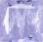 Square Faceted Pointed Back (Doublets) Crystal Glass Stone, Violet 2 With Silver (20210-Ag-Tw), Czech Republic