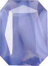 Octagon Faceted Pointed Back (Doublets) Crystal Glass Stone, Violet 2 Pearl Colours (24090-00030-Tw), Czech Republic