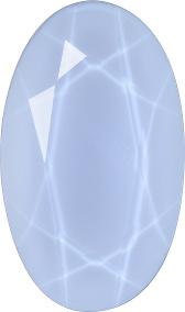 Oval Faceted Pointed Back (Doublets) Crystal Glass Stone, Violet 2 Colours 69 (69226), Czech Republic