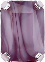 Octagon Faceted Pointed Back (Doublets) Crystal Glass Stone, Violet 2 Pearl Colours (24020-00030-Tw), Czech Republic