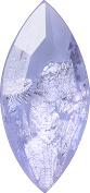 Navette Faceted Pointed Back (Doublets) Crystal Glass Stone, Violet 3 With Silver (20210-Ag-Tw), Czech Republic
