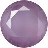 Round Faceted Pointed Back (Doublets) Crystal Glass Stone, Violet 5 Moonshine (00399), Czech Republic
