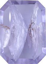 Octagon Cabochons Pointed Back Crystal Glass Stone, Violet 6 With Silver (20210-Ag-Tw), Czech Republic