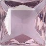 Square Faceted Pointed Back (Doublets) Crystal Glass Stone, Violet 7 Transparent (20010-St), Czech Republic