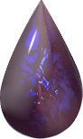Pear Cabochons Pointed Back Crystal Glass Stone, Violet 7 Moonshine (00444), Czech Republic
