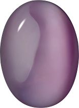 Oval Cabochons Flat Back Crystal Glass Stone, Violet 7 Moonshine (00399), Czech Republic