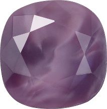 Rounded Square Faceted Pointed Back (Doublets) Crystal Glass Stone, Violet 7 Moonshine (00444), Czech Republic