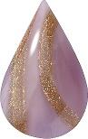 Pear Cabochons Pointed Back Crystal Glass Stone, Violet 8 Specials (06044), Czech Republic