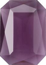 Octagon Faceted Pointed Back (Doublets) Crystal Glass Stone, Violet 9 Transparent (20800-St), Czech Republic