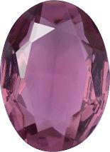 Oval Faceted Pointed Back (Doublets) Crystal Glass Stone, Violet 9 Transparent (20020-St), Czech Republic