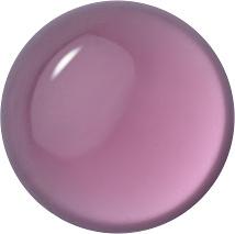 Round Cabochons Flat Back Crystal Glass Stone, Violet 9 Transparent (20020-St), Czech Republic
