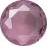 Round Faceted Pointed Back (Doublets) Crystal Glass Stone, Violet 9 Transparent (20020-St), Czech Republic