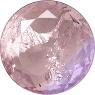 Round Faceted Pointed Back (Doublets) Crystal Glass Stone, Violet 12 With Silver (20000-Ag-Tw), Czech Republic
