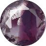 Round Faceted Pointed Back (Doublets) Crystal Glass Stone, Violet 12 With Silver (24060-Ag-00030-Tw), Czech Republic