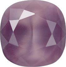 Rounded Square Faceted Pointed Back (Doublets) Crystal Glass Stone, Violet 15 Moonshine (00399), Czech Republic