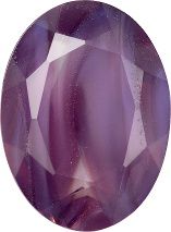 Oval Faceted Pointed Back (Doublets) Crystal Glass Stone, Violet 16 Pearl Colours (24050-00030-Tw), Czech Republic