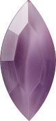 Navette Faceted Pointed Back (Doublets) Crystal Glass Stone, Violet 17 Moonshine (00399), Czech Republic