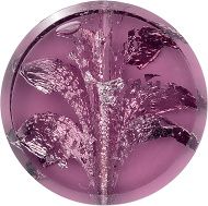 Round Sew-On Crystal Glass Stone, Violet 18 With Silver (20040-Ag-Tw), Czech Republic