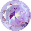 Round Faceted Pointed Back (Doublets) Crystal Glass Stone, Violet 19 Transparent With Ab (20210-Abb), Czech Republic