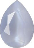 Pear Faceted Pointed Back (Doublets) Crystal Glass Stone, Violet 19 Moonshine (01192), Czech Republic