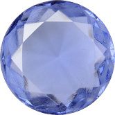 Round Faceted Pointed Back (Doublets) Crystal Glass Stone, Violet 19 Transparent (20500-St), Czech Republic