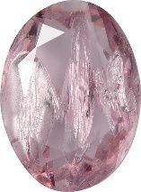 Oval Faceted Pointed Back (Doublets) Crystal Glass Stone, Violet 20 With Silver (20010-Ag-Tw), Czech Republic
