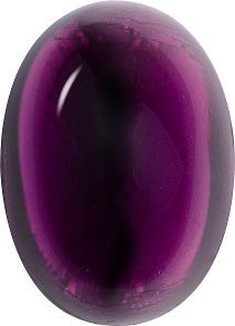 Oval Cabochons Flat Back Crystal Glass Stone, Violet 20 With Silver (20609), Czech Republic
