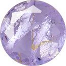 Round Faceted Pointed Back (Doublets) Crystal Glass Stone, Violet 21 With Silver (20210-Ag-Tw), Czech Republic