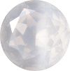 Round Faceted Pointed Back (Doublets) Crystal Glass Stone, White 1 Milky Colours (Milky-White-Gf), Czech Republic