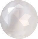 Round Faceted Pointed Back (Doublets) Crystal Glass Stone, White 1 Pearl Colours (0403-Vod-St-Gf), Czech Republic