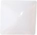 Square Cabochons Flat Back Crystal Glass Stone, White 2 Pearl Colours (0403-Opaque-St), Czech Republic