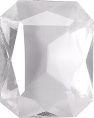 Octagon Faceted Pointed Back (Doublets) Crystal Glass Stone, White 4 Transparent (00030), Czech Republic