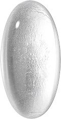 Oval Cabochons Flat Back Crystal Glass Stone, White 6 With Silver (00039), Czech Republic