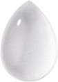 Pear Cabochons Flat Back Crystal Glass Stone, White 7 Transparent (00030), Czech Republic