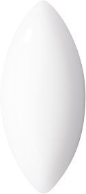 Navette Cabochons Flat Back Crystal Glass Stone, White 10 Opaque (03000), Czech Republic