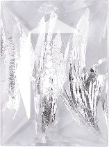 Rectangle Faceted Pointed Back (Doublets) Crystal Glass Stone, White 10 With Silver (00030-Ag-Tw), Czech Republic