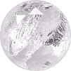 Round Faceted Pointed Back (Doublets) Crystal Glass Stone, White 10 With Silver (00030-Ag-Tw), Czech Republic