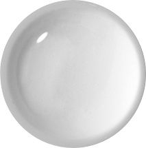 Round Cabochons Flat Back Crystal Glass Stone, White 12 Transparent (00030), Czech Republic