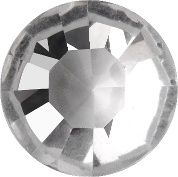 Round Faceted Pointed Back (Doublets) Crystal Glass Stone, White 12 Transparent (00030), Czech Republic