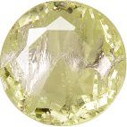 Round Faceted Pointed Back (Doublets) Crystal Glass Stone, Yellow 3 With Silver (80100-Ag-Tw), Czech Republic
