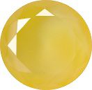 Round Faceted Pointed Back (Doublets) Crystal Glass Stone, Yellow 5 Moonshine (01192), Czech Republic